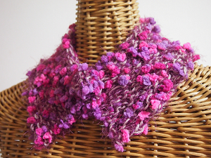 棒針で編むネックウォーマー